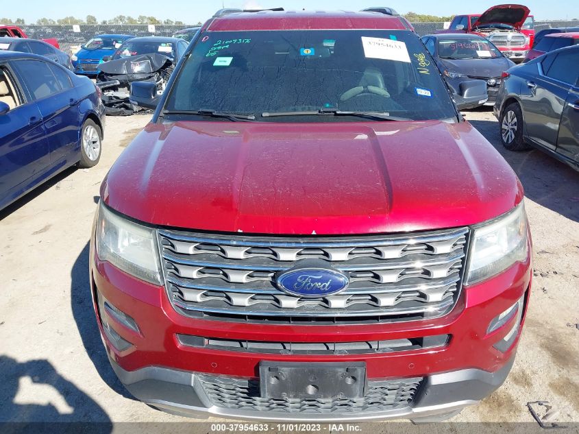 2016 FORD EXPLORER XLT - 1FM5K7D83GGD01609