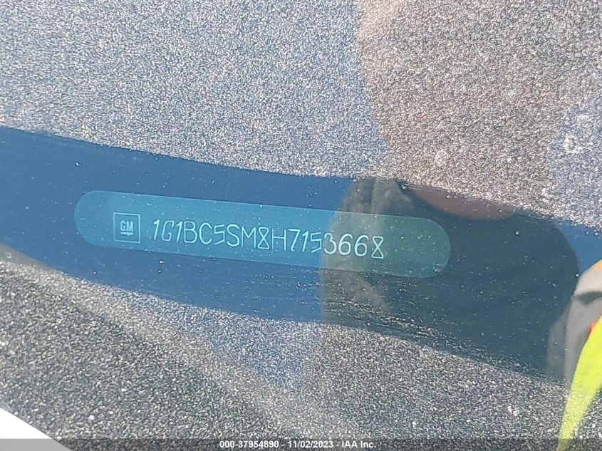 2017 CHEVROLET CRUZE LS - 1G1BC5SM8H7153668