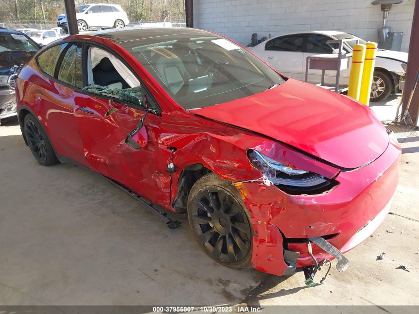 5YJYGDEE6MF181168 TESLA MODEL Y LONG RANGE DUAL MOTOR 2021