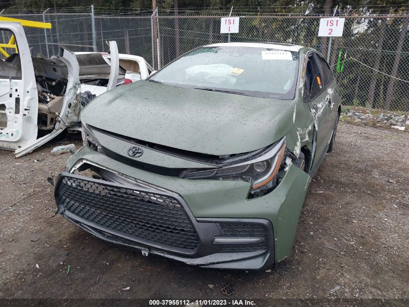 2021 TOYOTA COROLLA XSE - 5YFT4MCE2MP075102
