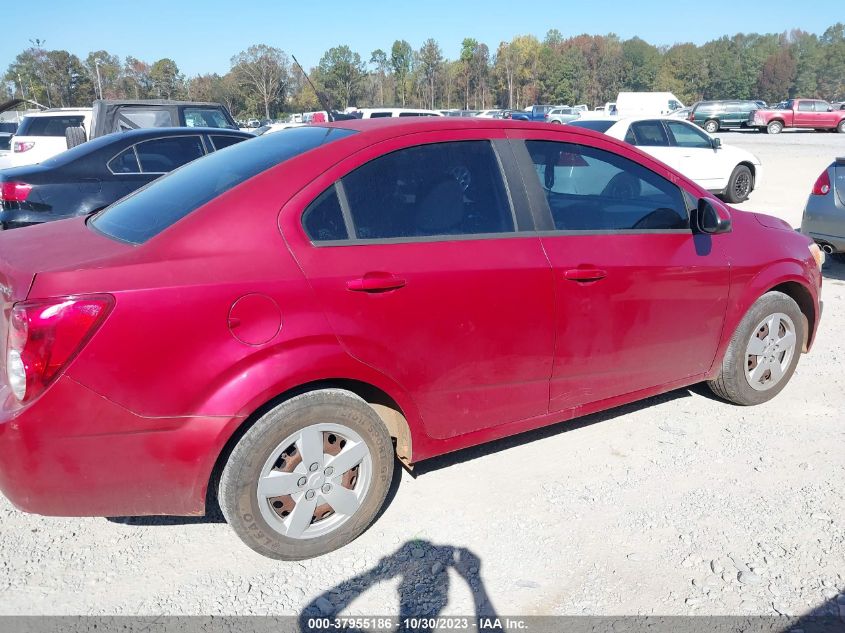 2013 CHEVROLET SONIC LS - 1G1JA5SH6D4140885