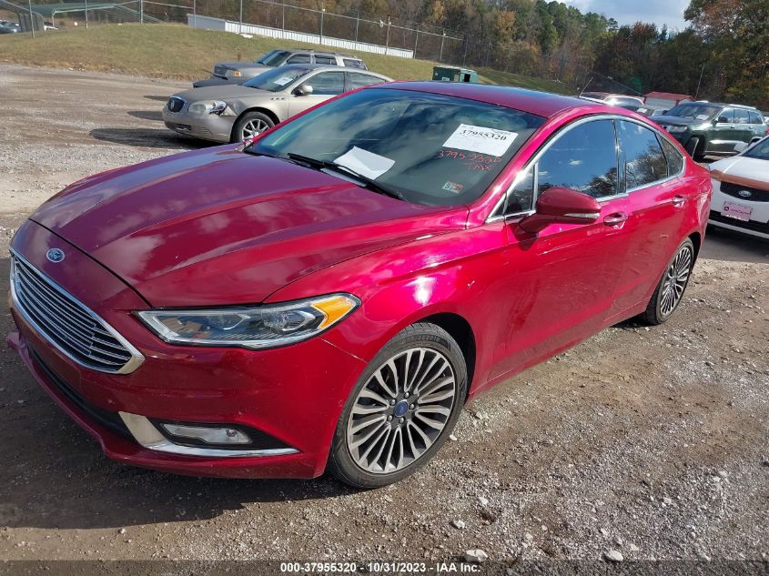 3FA6P0K97HR392848 2017 FORD FUSION, photo no. 2