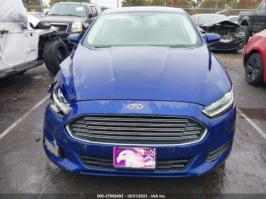 2013 FORD FUSION S - 3FA6P0G78DR316976