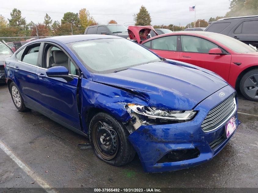 2013 FORD FUSION S - 3FA6P0G78DR316976