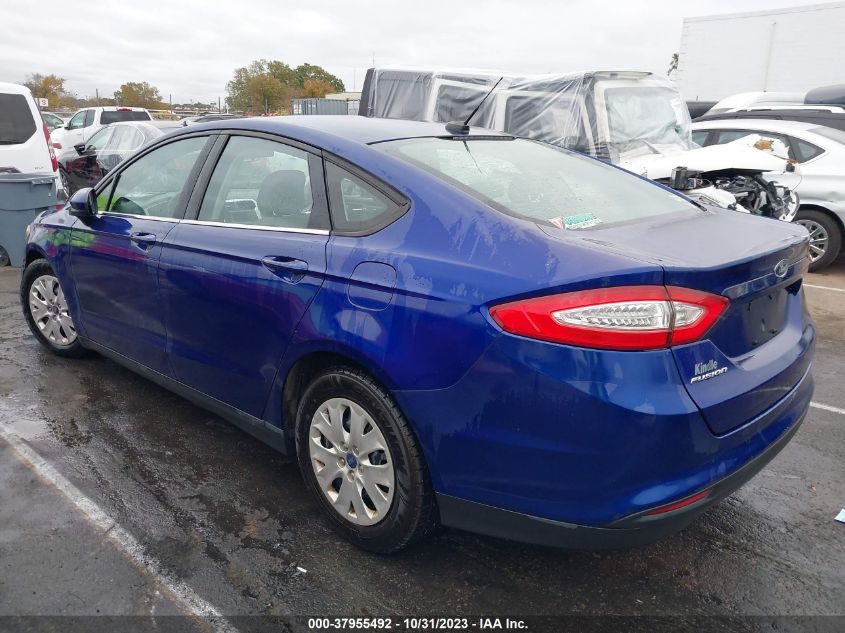 2013 FORD FUSION S - 3FA6P0G78DR316976