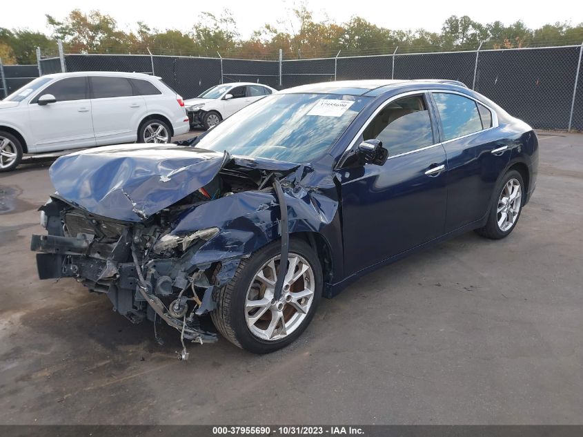 2014 NISSAN MAXIMA S/SV - 1N4AA5AP3EC481884