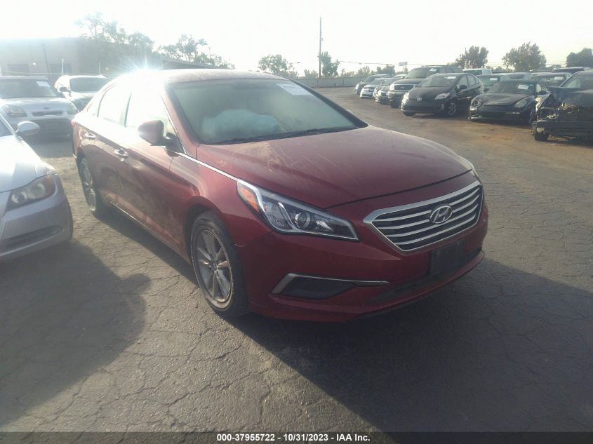 2016 HYUNDAI SONATA 2.4L SE - 5NPE24AF5GH280408