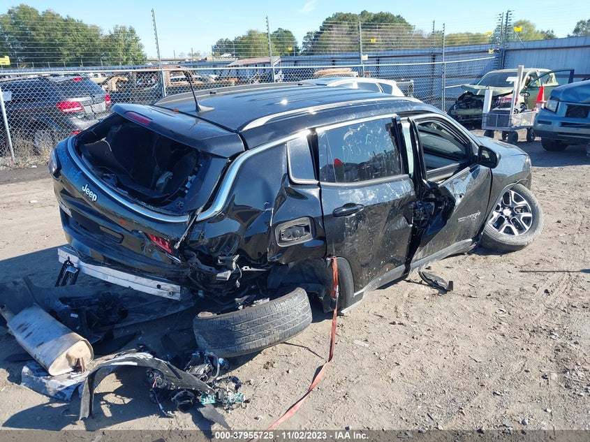VIN 3C4NJDBBXNT124554 2022 JEEP COMPASS LATITUDE