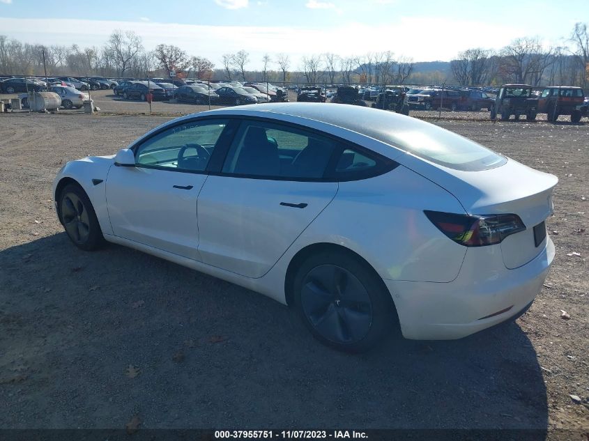2021 TESLA MODEL 3 STANDARD RANGE PLUS - 5YJ3E1EA2MF026032