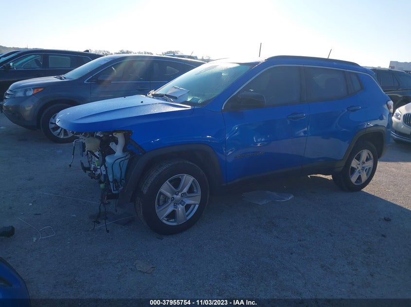 VIN 3C4NJDBB9NT146173 2022 JEEP COMPASS LATITUDE