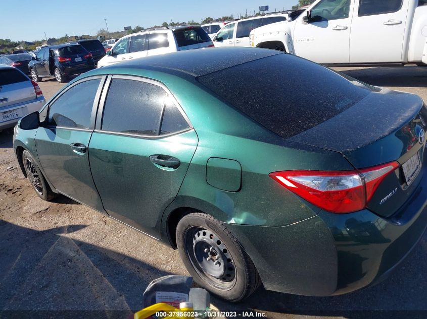 2014 TOYOTA COROLLA L/LE/S/S PLUS/LE PLUS - 5YFBURHE7EP106783