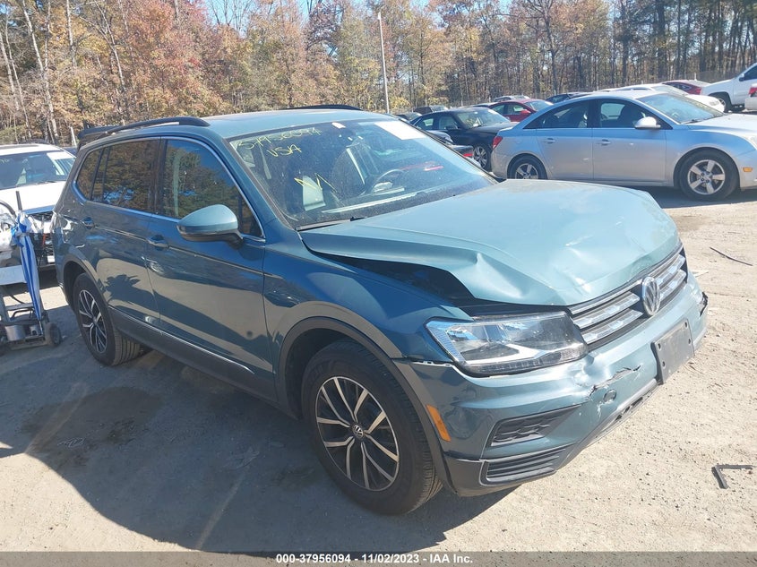 VIN 3VV2B7AX7MM030026 2021 VOLKSWAGEN TIGUAN SE/SE R-LINE BLACK/SEL