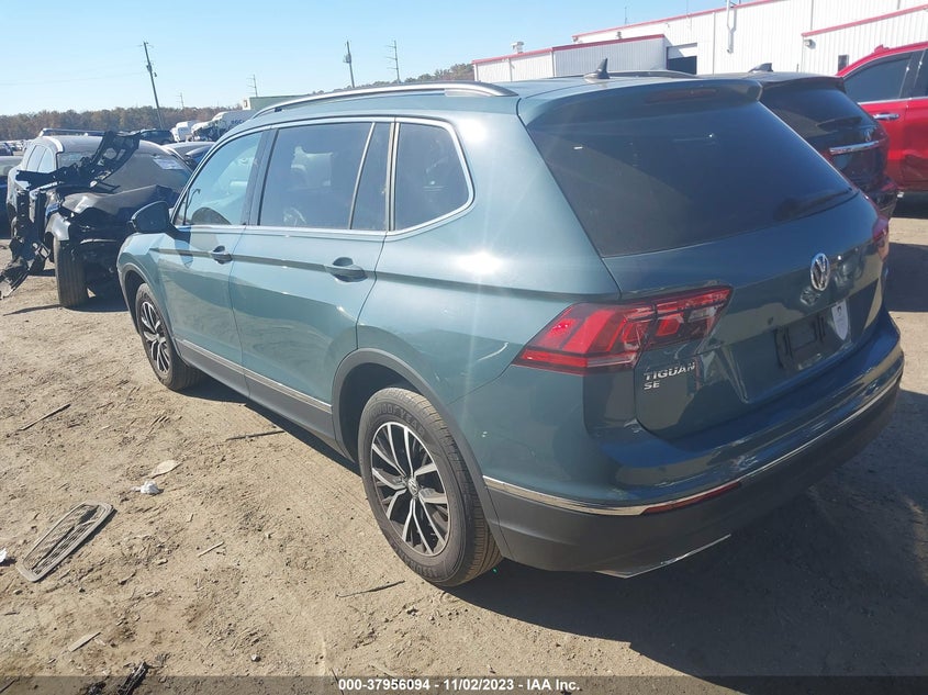 VIN 3VV2B7AX7MM030026 2021 VOLKSWAGEN TIGUAN SE/SE R-LINE BLACK/SEL