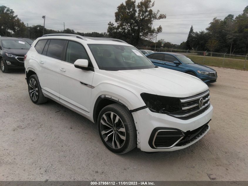1V2SR2CA8MC604736 VOLKSWAGEN ATLAS SEL R-LINE 2021