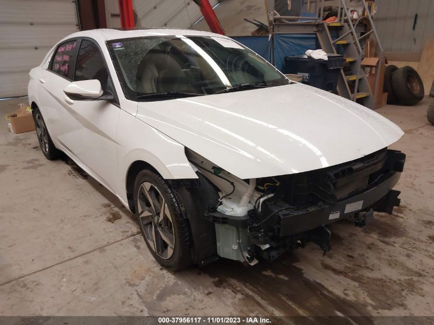 2021 HYUNDAI ELANTRA LIMITED - 5NPLP4AG7MH012893