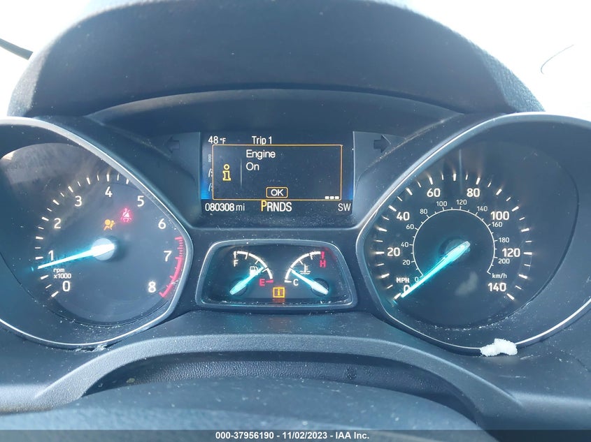 VIN 1FMCU0F74HUD47465 2017 FORD ESCAPE S