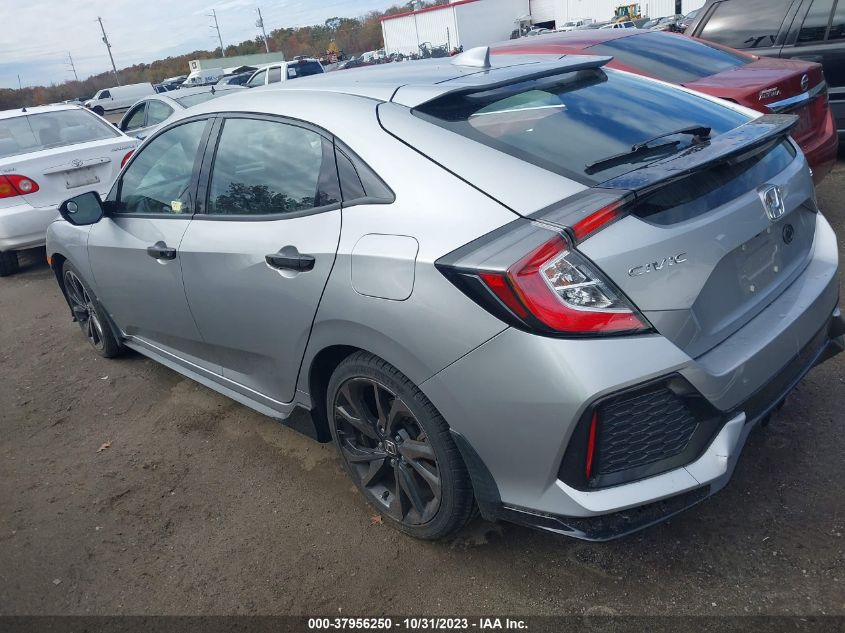 2018 HONDA CIVIC SPORT SHHFK7H47JU419176