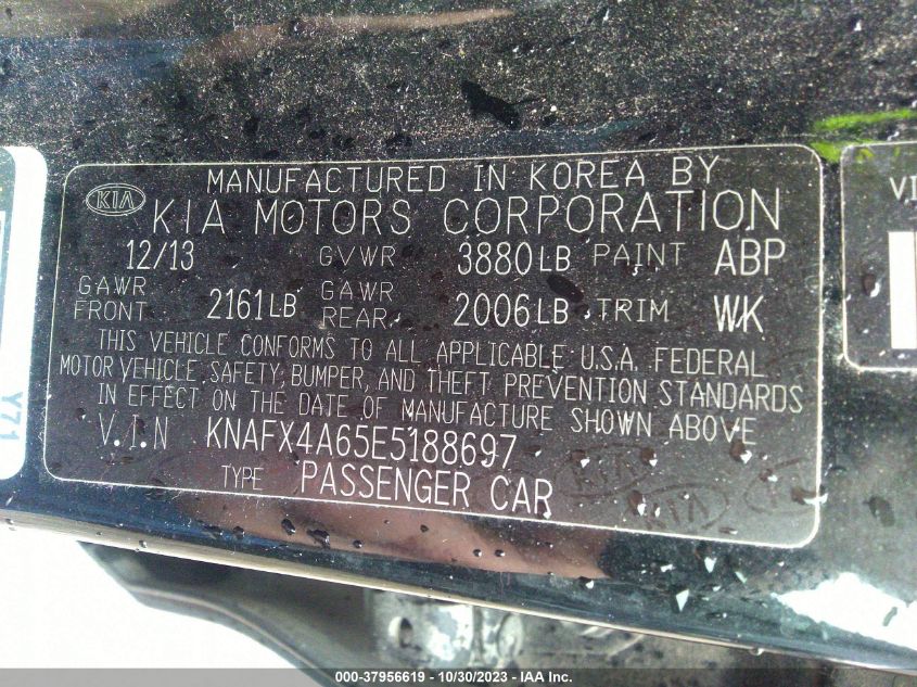 2014 KIA FORTE LX - KNAFX4A65E5188697