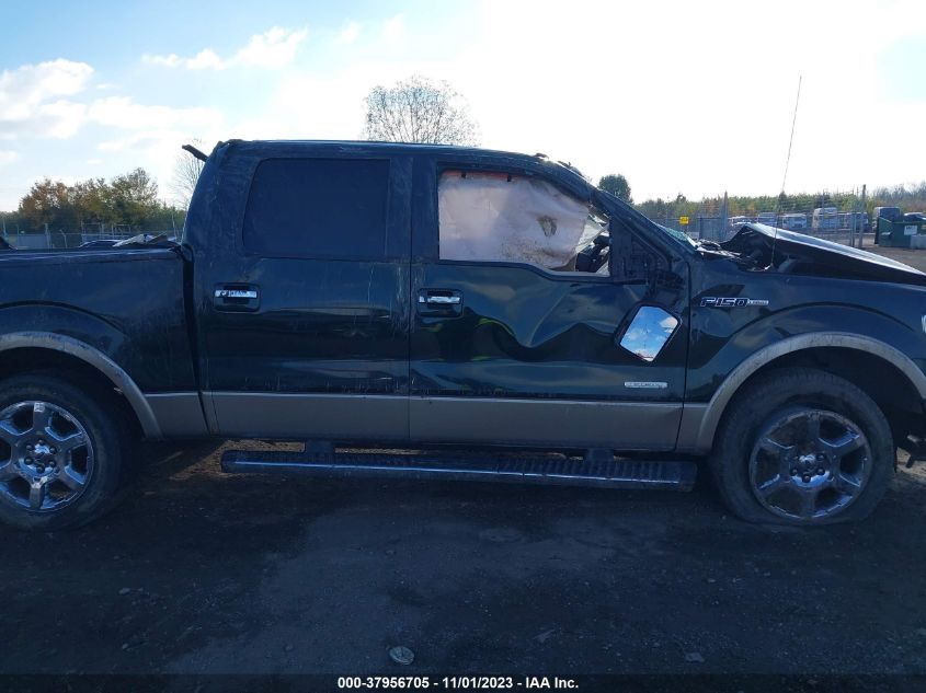 2013 FORD F-150 LARIAT - 1FTFW1ET3DFB43643