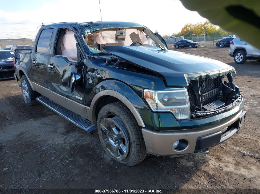 2013 FORD F-150 LARIAT - 1FTFW1ET3DFB43643