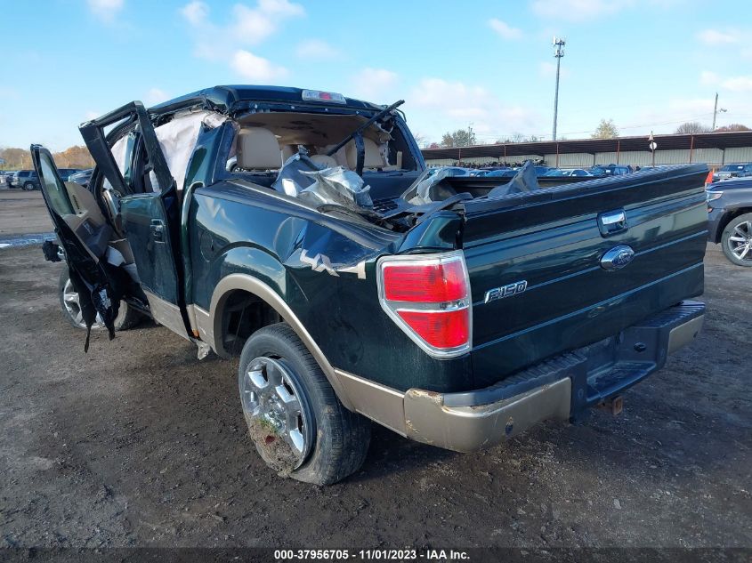 2013 FORD F-150 LARIAT - 1FTFW1ET3DFB43643
