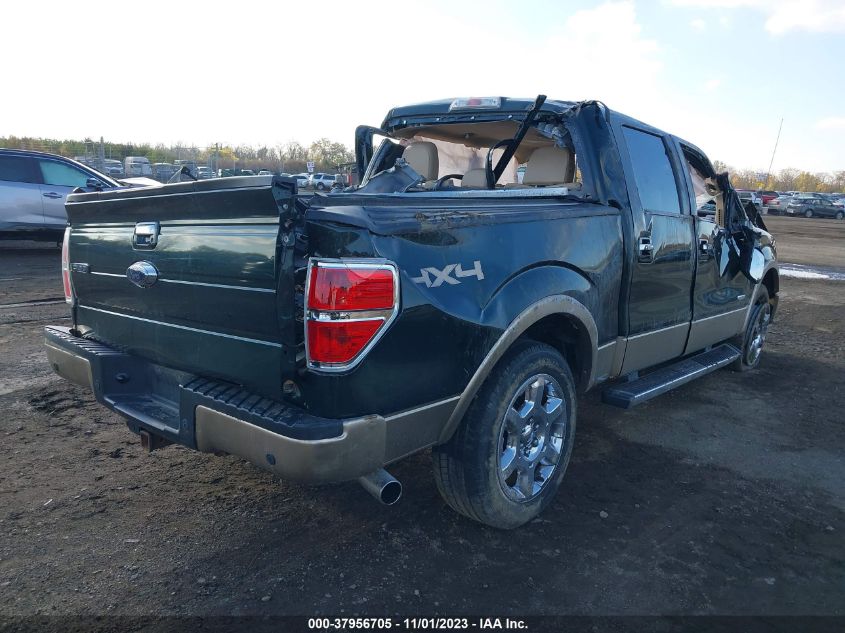 2013 FORD F-150 LARIAT - 1FTFW1ET3DFB43643