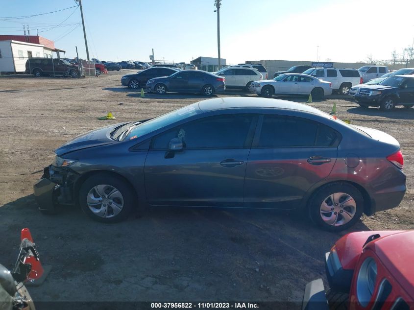 2013 HONDA CIVIC SDN LX 19XFB2F51DE234664