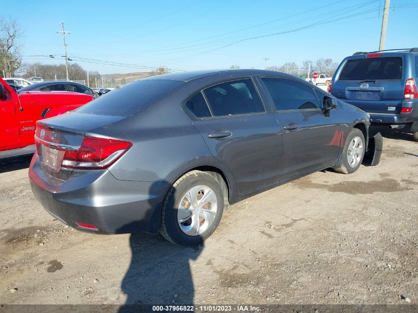 2013 HONDA CIVIC SDN LX 19XFB2F51DE234664