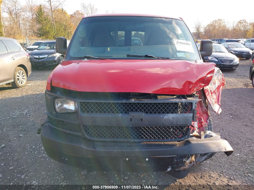2014 CHEVROLET EXPRESS 1500 WORK VAN - 1GCSGAFX6E1150162