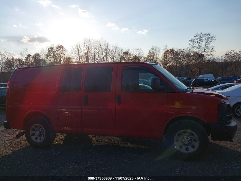2014 CHEVROLET EXPRESS 1500 WORK VAN - 1GCSGAFX6E1150162