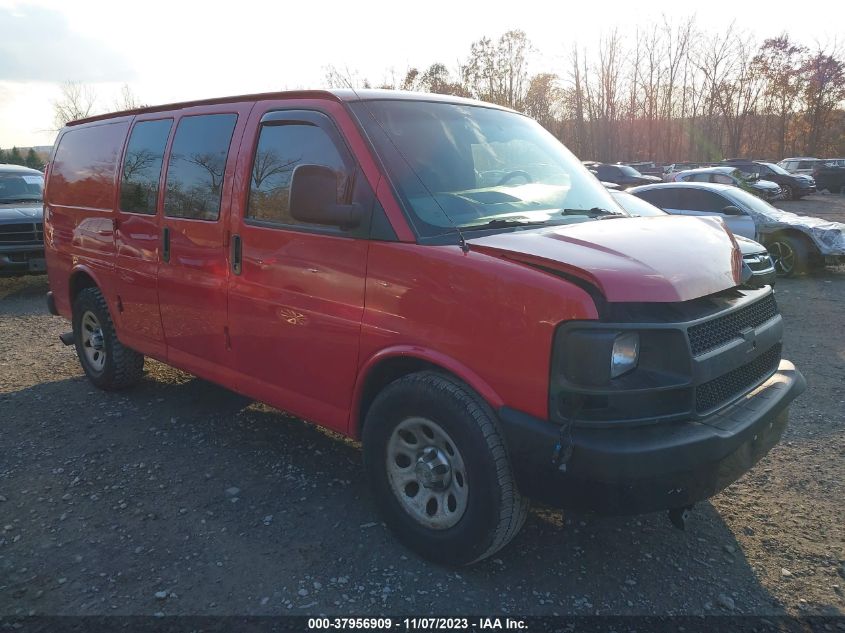 2014 CHEVROLET EXPRESS 1500 WORK VAN - 1GCSGAFX6E1150162