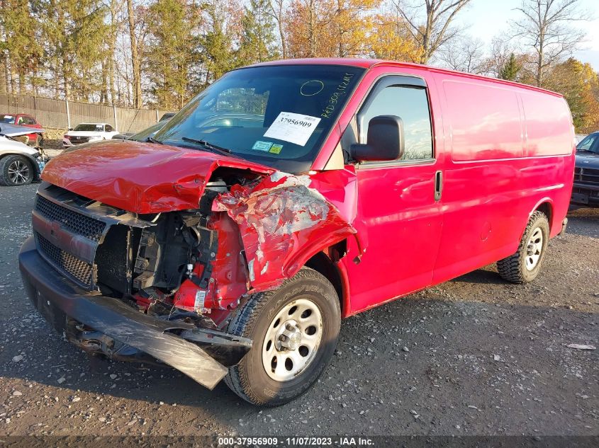 2014 CHEVROLET EXPRESS 1500 WORK VAN - 1GCSGAFX6E1150162