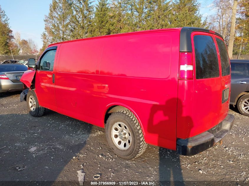 2014 CHEVROLET EXPRESS 1500 WORK VAN - 1GCSGAFX6E1150162