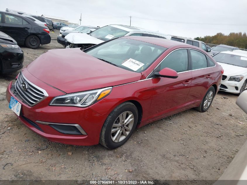 2016 HYUNDAI SONATA SE - 5NPE24AF1GH344783