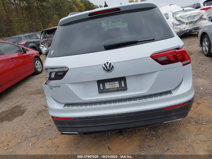 2019 VOLKSWAGEN TIGUAN SE/SEL/SEL R-LINE JET-BLA - 3VV3B7AX6KM064203