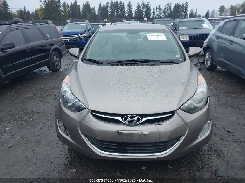 2013 HYUNDAI ELANTRA GLS - 5NPDH4AEXDH451179