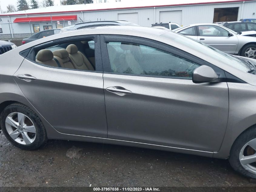 2013 HYUNDAI ELANTRA GLS - 5NPDH4AEXDH451179