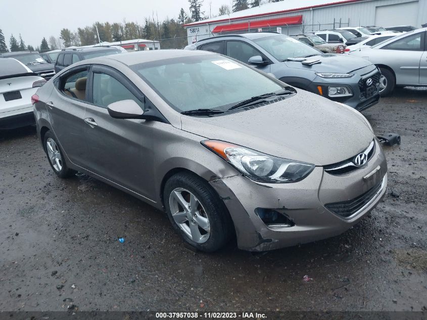 2013 HYUNDAI ELANTRA GLS - 5NPDH4AEXDH451179