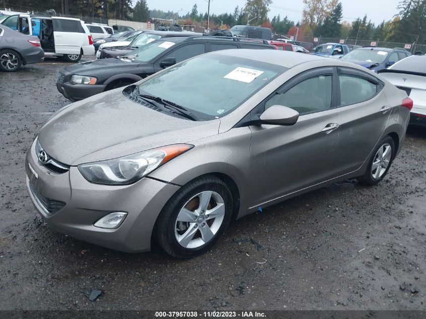 2013 HYUNDAI ELANTRA GLS - 5NPDH4AEXDH451179