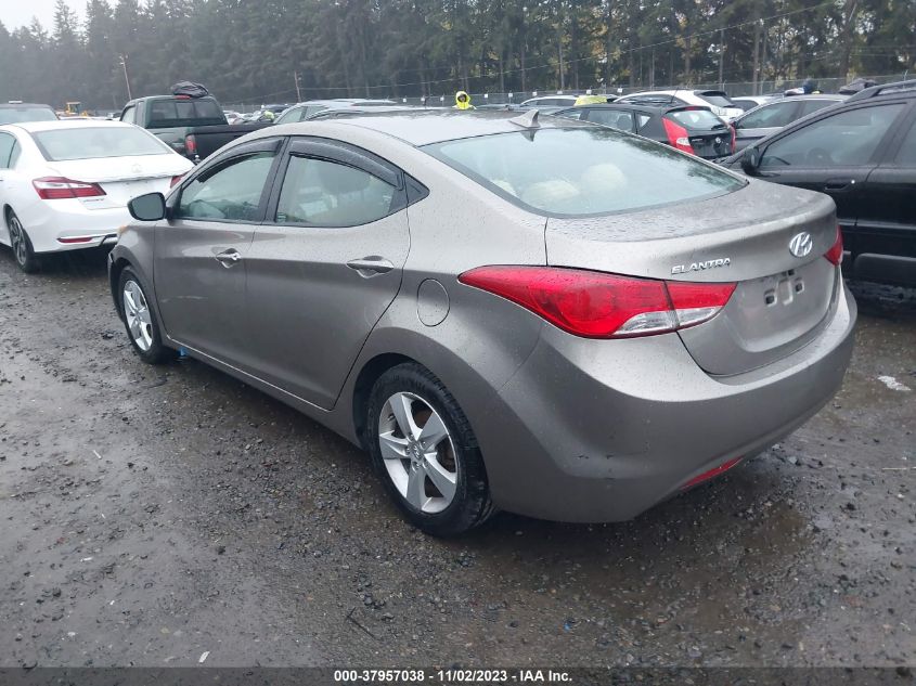 2013 HYUNDAI ELANTRA GLS - 5NPDH4AEXDH451179