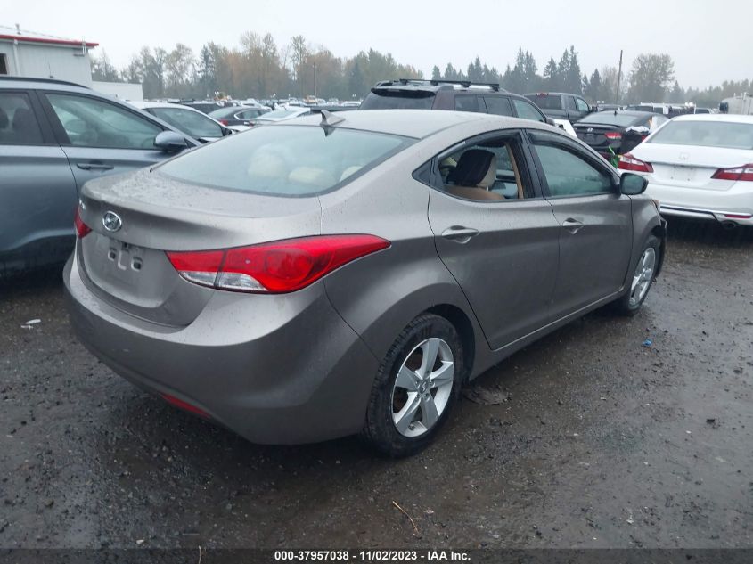 2013 HYUNDAI ELANTRA GLS - 5NPDH4AEXDH451179