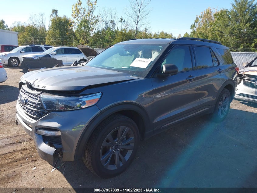VIN 1FMSK8DH8MGC05348 2021 FORD EXPLORER XLT