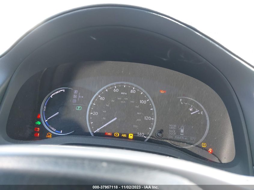2013 LEXUS CT 200H HYBRID - JTHKD5BH9D2155359