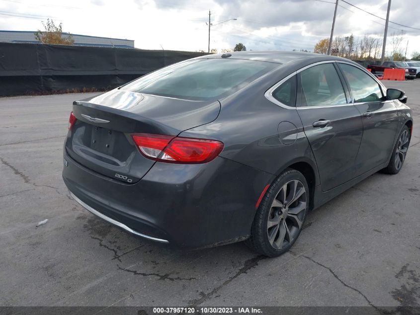 2015 CHRYSLER 200 C - 1C3CCCCB2FN622828