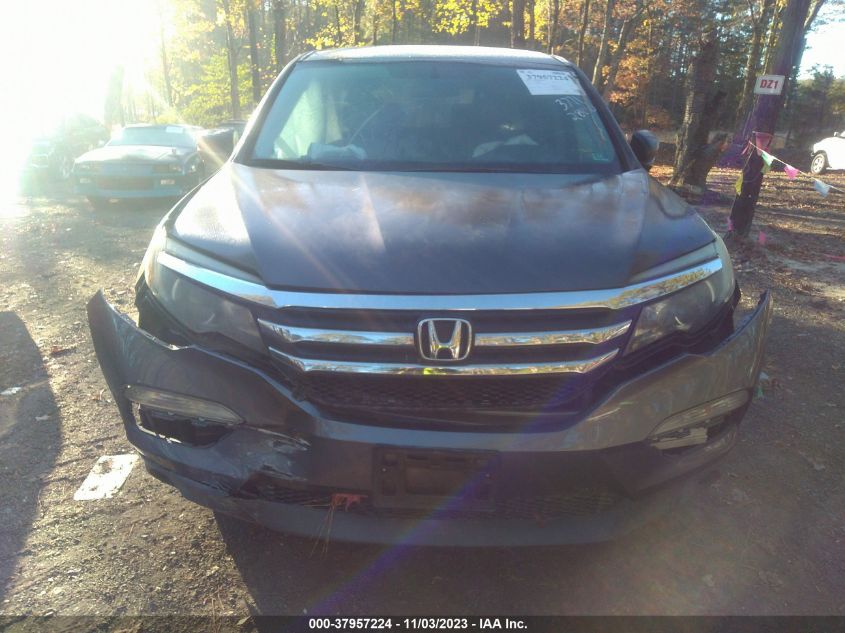 2016 HONDA PILOT LX - 5FNYF6H14GB082294