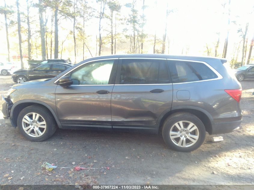 2016 HONDA PILOT LX - 5FNYF6H14GB082294