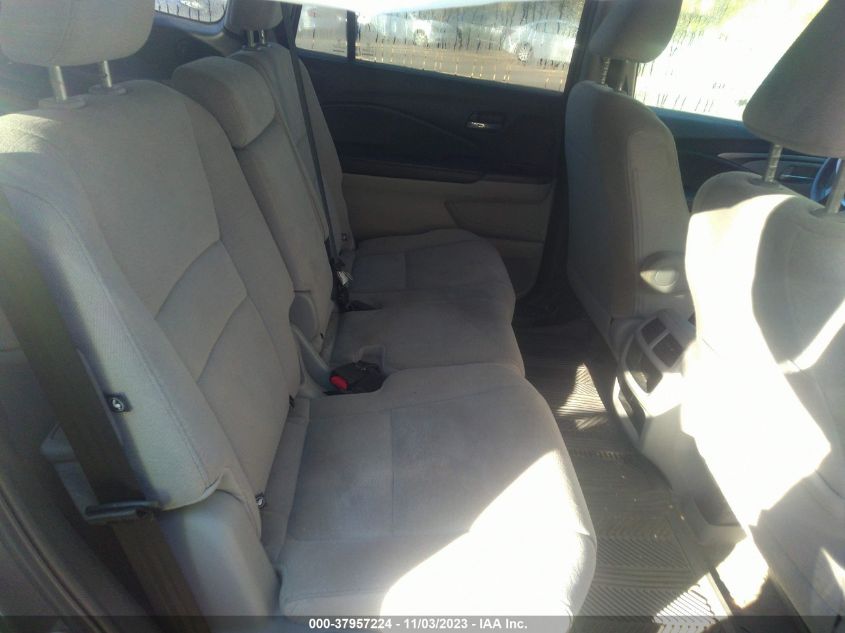 2016 HONDA PILOT LX - 5FNYF6H14GB082294