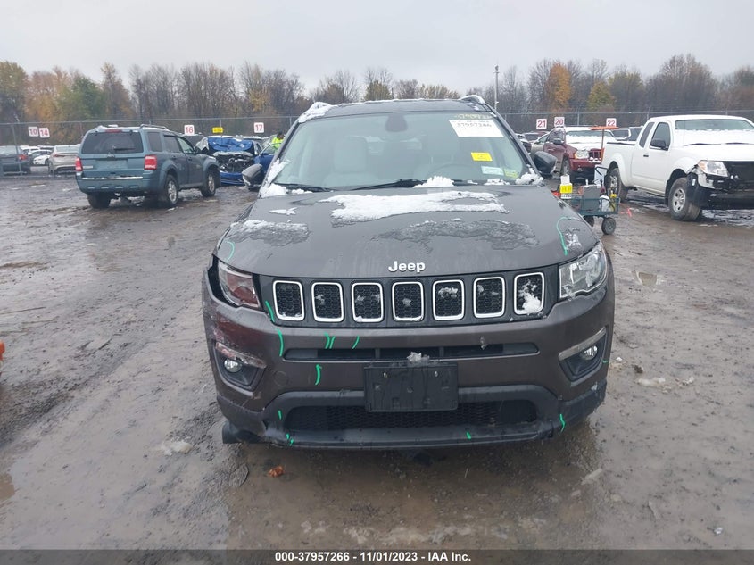 VIN 3C4NJDBB8MT537524 2021 JEEP COMPASS LATITUDE