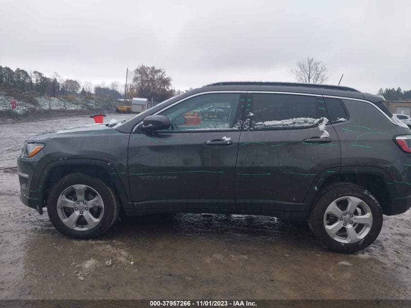 VIN 3C4NJDBB8MT537524 2021 JEEP COMPASS LATITUDE