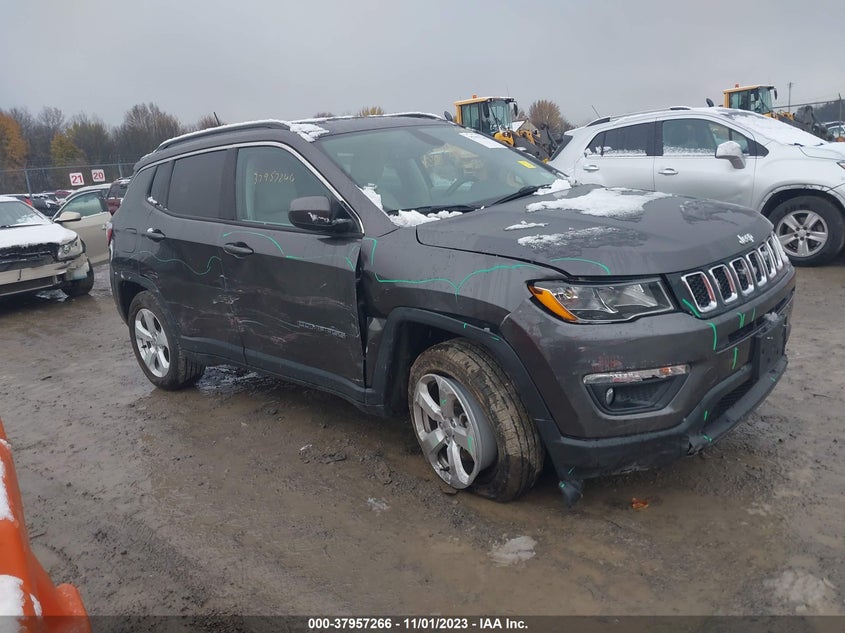 VIN 3C4NJDBB8MT537524 2021 JEEP COMPASS LATITUDE